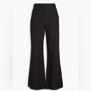ULLA JOHNSON
Gabriella cotton, linen and silk-blend flared pants scandi girl